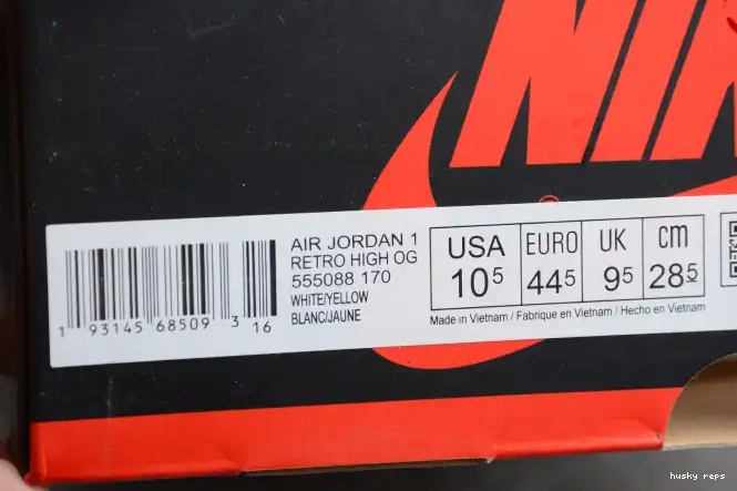 Cheap Husky 555088-170 Flight High Air First 1 OG Retro Class Jordan 0608